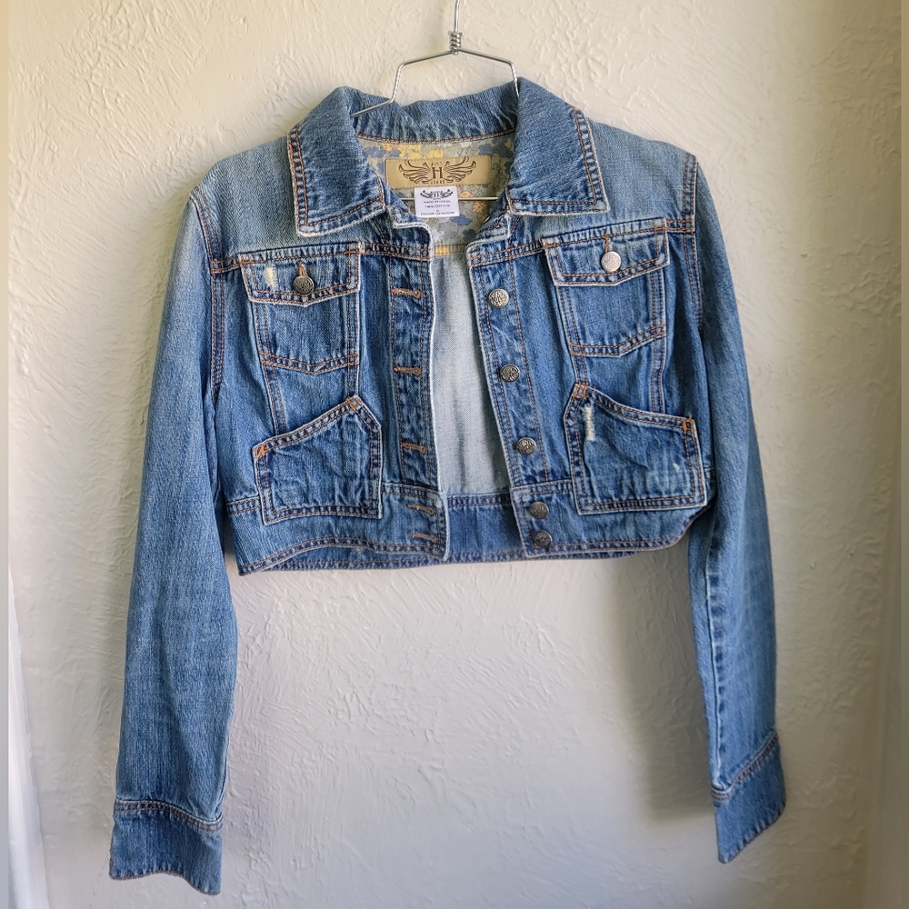 Hint Jeans Jean Jacket, Size Small